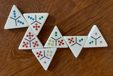 Jogo dominó triângulos CB Games