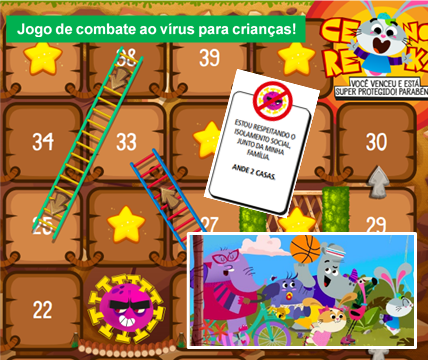 Canal infantil do Youtube cria Jogo educativo sobre prevenção ao coronavírus