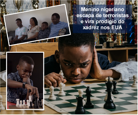 Tanitoluwa: menino foge da Nigéria para ser mestre de xadrez nos EUA