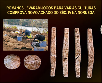 Jogo de tabuleiro romano do século IV é achado na Noruega