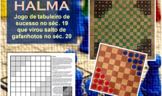 Halma, jogo de tabuleiro que virou uma corrida de gafanhotos