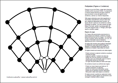 Jogo Tigres e Cabras - para Dois Jogadores