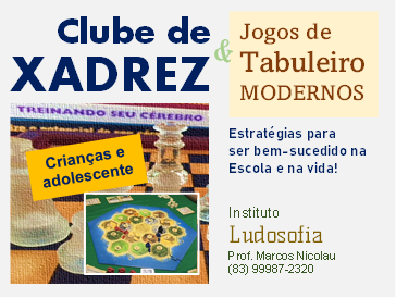 Clube de Xadrez e Jogos de tabuleiro para crianças e adolescentes